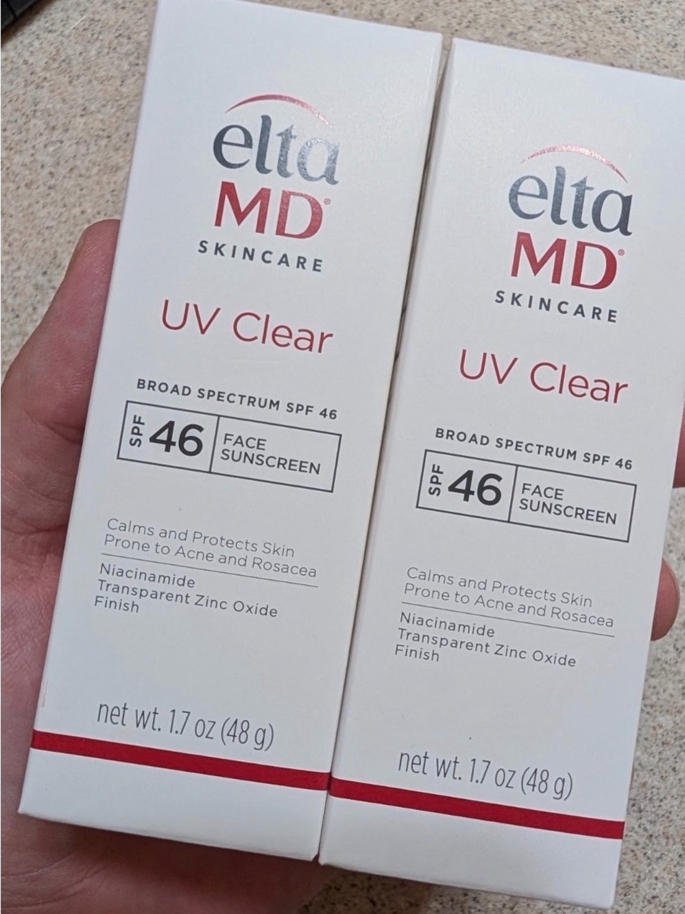 EltaMD UV Clear Face Sunscreen - White with Red Accents